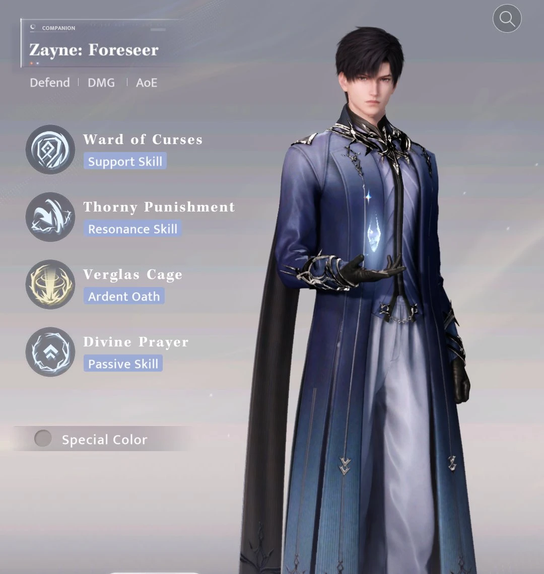 Zayne: Foreseer