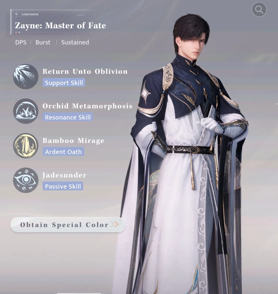 Zayne: Master of Fate
