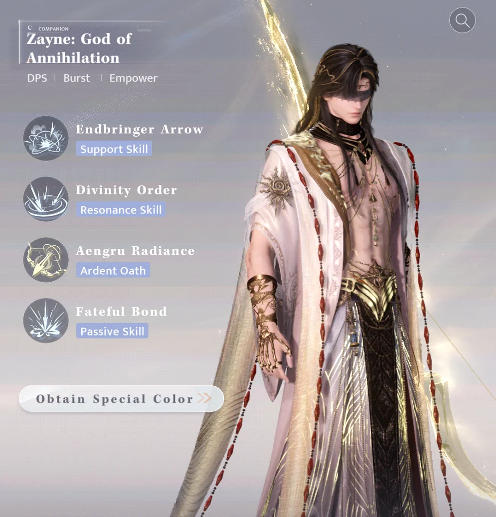 Zayne: God of Annihilation